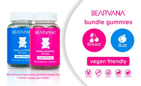 booty and breast gummies|BEARVANA Gummies Combo Pack .